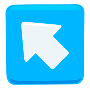 ↖️ Emoji Flecha Hacia La Esquina Superior Izquierda en Messenger 1.0.