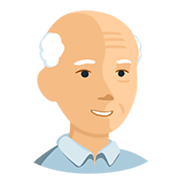 👴🏼 Emoji älterer Mann: mittelhelle Hautfarbe Messenger 1.0.