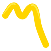Emoji 〽️ Simbolo Di Alternanza Delle Parti su Messenger 1.0.