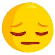 Emoji 😔 Faccina Pensierosa su Messenger 1.0.