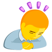 Emoji 🙇 Persona Che Fa Un Inchino Profondo su Messenger 1.0.