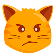 Emoji 😾 Gatto Imbronciato su Messenger 1.0.
