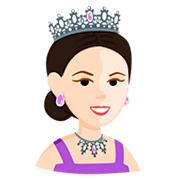 Emoji 👸🏻 Principessa: Carnagione Chiara su Messenger 1.0.