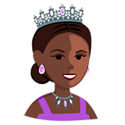 👸🏿 Emoji Princesa: Pele Escura na Messenger 1.0.