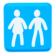Emoji 🚻 Simbolo Dei Servizi Igienici su Messenger 1.0.