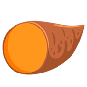 Emoji 🍠 Patata Dolce Arrosto su Messenger 1.0.