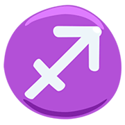 Emoji ♐ Segno Zodiacale Del Saggitario su Messenger 1.0.