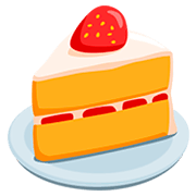 Émoji 🍰 Gâteau Sablé sur Messenger 1.0.