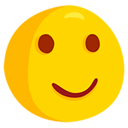 🙂 Emoji Rosto Levemente Sorridente na Messenger 1.0.