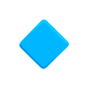 Emoji 🔹 Rombo Blu Piccolo su Messenger 1.0.