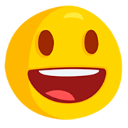 😃 Emoji grinsendes Gesicht mit großen Augen Messenger 1.0.