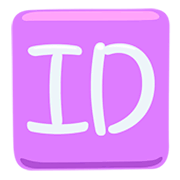 Großbuchstaben ID in lila Quadrat Messenger 1.0.