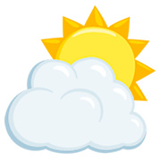 ⛅ Emoji Sol Detrás De Una Nube en Messenger 1.0.