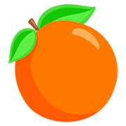 Émoji 🍊 Mandarine sur Messenger 1.0.