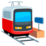 Émoji 🚊 Tramway sur Messenger 1.0.