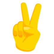 ✌️ Emoji Mano Con Señal De Victoria en Messenger 1.0.
