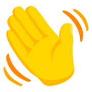 Winkende hand emoji 👋 Waving