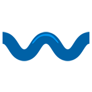 Emoji 〰️ Trattino Ondulato su Messenger 1.0.