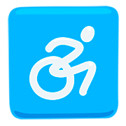 Emoji ♿ Simbolo Della Disabilità su Messenger 1.0.