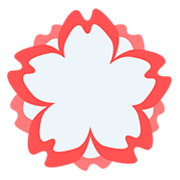 Emoji 💮 Fiore Bianco su Messenger 1.0.