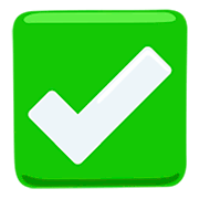 ✅ Emoji Botón De Marca De Verificación en Messenger 1.0.