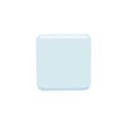 ◽ Emoji Cuadrado Blanco Mediano-pequeño en Messenger 1.0.
