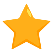 ⭐ Emoji Estrella Blanca Mediana en Messenger 1.0.