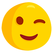 Emoji 😉 Faccina Che Fa L’occhiolino su Messenger 1.0.
