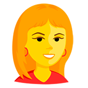 Emoji 👩 Donna su Messenger 1.0.