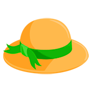 Emoji 👒 Cappello Da Donna su Messenger 1.0.