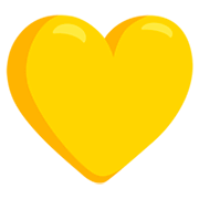 Emoji 💛 Cuore Giallo su Messenger 1.0.