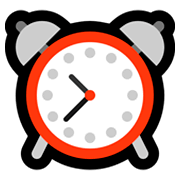 ⏰ Emoji Reloj Despertador en Microsoft Windows 10 April 2018 Update.