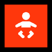 Emoji 🚼 Simbolo Con Immagine Di Bambino su Microsoft Windows 10 April 2018 Update.