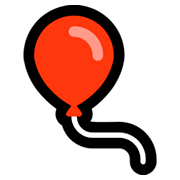 Émoji 🎈 Ballon Gonflable sur Microsoft Windows 10 April 2018 Update.