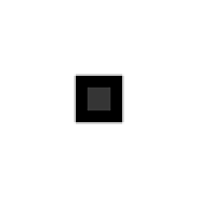 ▪️ Emoji kleines schwarzes Quadrat Microsoft Windows 10 April 2018 Update.