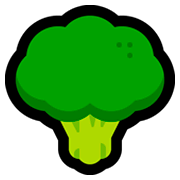 🥦 Emoji Brócoli en Microsoft Windows 10 April 2018 Update.