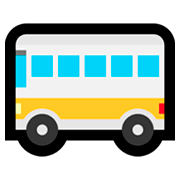 Émoji 🚌 Bus sur Microsoft Windows 10 April 2018 Update.