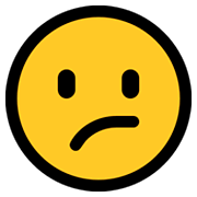😕 Emoji verwundertes Gesicht Microsoft Windows 10 April 2018 Update.