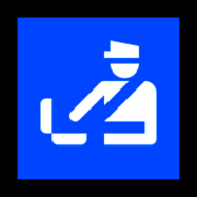 Emoji 🛃 Simbolo Della Dogana su Microsoft Windows 10 April 2018 Update.