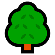 🌳 Emoji árvore Caidiça na Microsoft Windows 10 April 2018 Update.