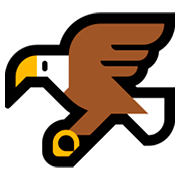 🦅 Emoji águila en Microsoft Windows 10 April 2018 Update.