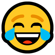 😂 Emoji Cara Llorando De Risa en Microsoft Windows 10 April 2018 Update.