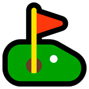⛳ Emoji Golffahne Microsoft Windows 10 April 2018 Update.