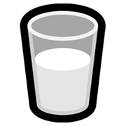 Emoji 🥛 Bicchiere Di Latte su Microsoft Windows 10 April 2018 Update.