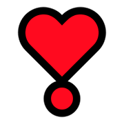 ❣️ Emoji Exclamación De Corazón en Microsoft Windows 10 April 2018 Update.