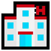 Emoji 🏨 Hotel su Microsoft Windows 10 April 2018 Update.