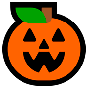 Emoji 🎃 Zucca Di Halloween su Microsoft Windows 10 April 2018 Update.