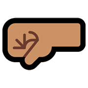 Emoji 🤛🏽 Pugno A Sinistra: Carnagione Olivastra su Microsoft Windows 10 April 2018 Update.