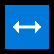 Emoji ↔️ Freccia Sinistra-destra su Microsoft Windows 10 April 2018 Update.