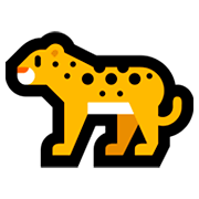 🐆 Emoji Leopardo en Microsoft Windows 10 April 2018 Update.